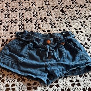 Vince Camuto High Waist Blue Women's Shorts